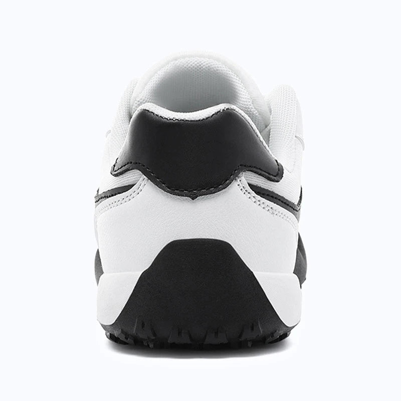 Dannto Mesh Wide - Toe Barefoot Shoes white shown from a rear view
