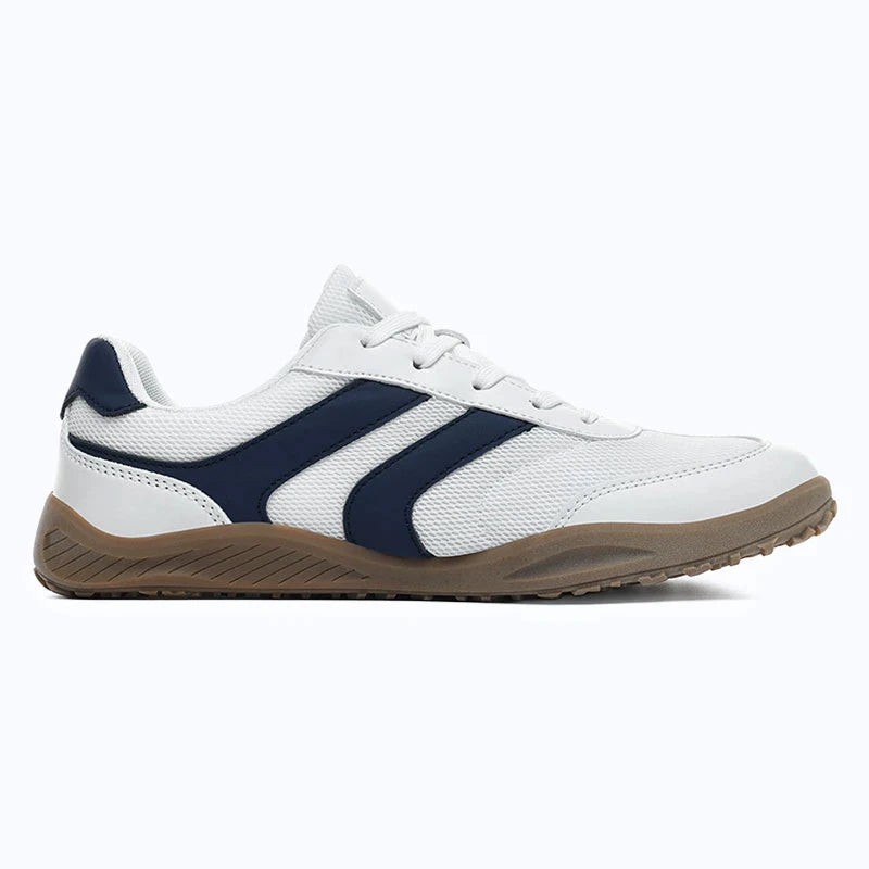 Dannto Frond - Non-Slip Zero Drop Barefoot Sneakers white shown from an inner side view