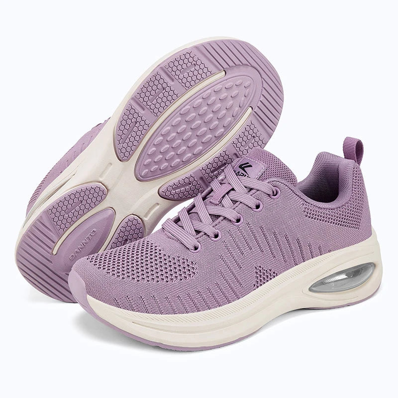 A1 Women’s Wide Toe Box Air Cushion Walking Sneakers