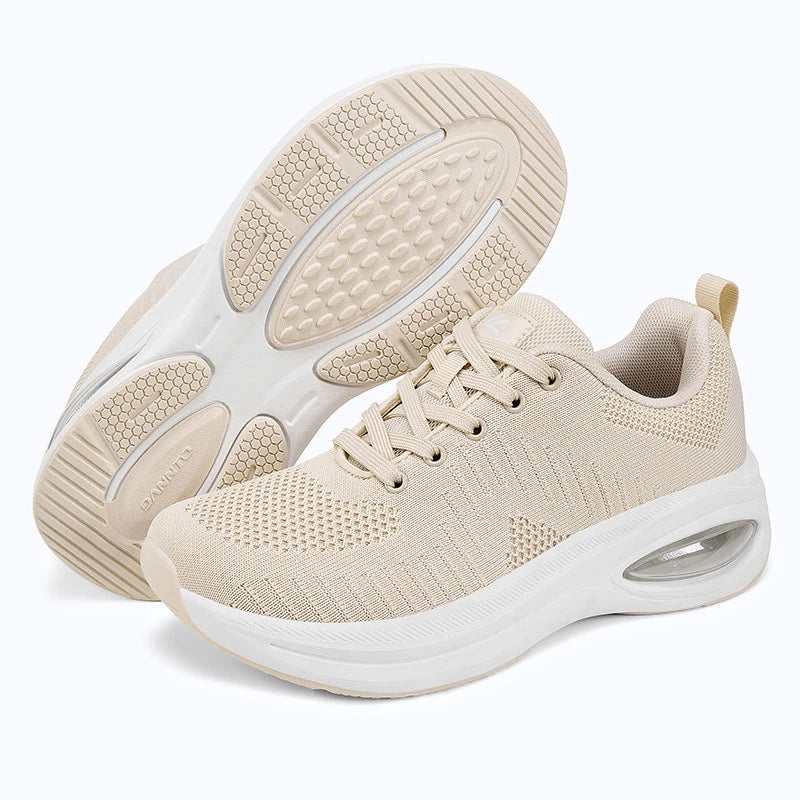 A1 Women’s Wide Toe Box Air Cushion Walking Sneakers