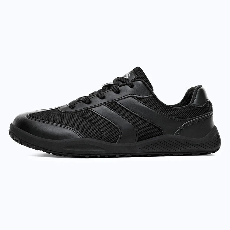 Dannto Frond - Non-Slip Zero Drop Barefoot Sneakers black shown from an outer side view