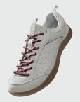 Aero N2 - light gray wide toe box barefoot for men women shown from a three quarter view