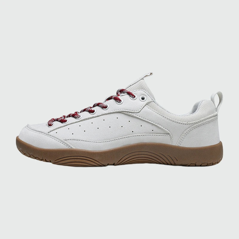 Aero N2 - light gray wide toe box barefoot for men women shown from the side