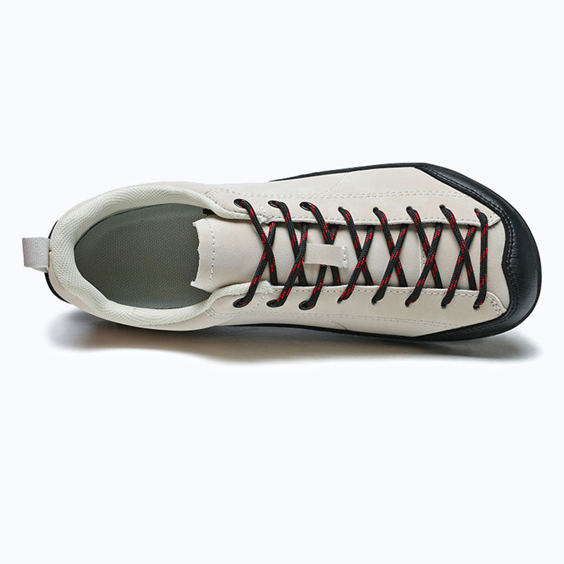 Dannto beige Veld III Pro - Men's and Women's Lightweight Barefoot Shoesshown from the top