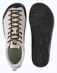 Dannto Veld I Pro - 3E Wide Barefoot Shoes beige shown from top and outsole views