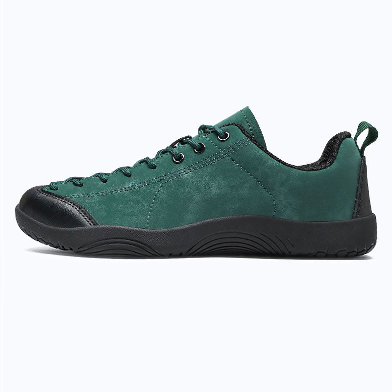 Dannto beige Veld III Pro - Men's and Women's Lightweight Barefoot Shoes shown from the side
