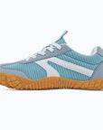Dannto blue - 3E Width Wide Toe Box Barefoot Walking Shoes shown from the side