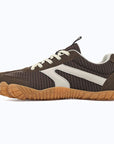 Dannto brown - 3E Width Wide Toe Box Barefoot Walking Shoes shown from the side