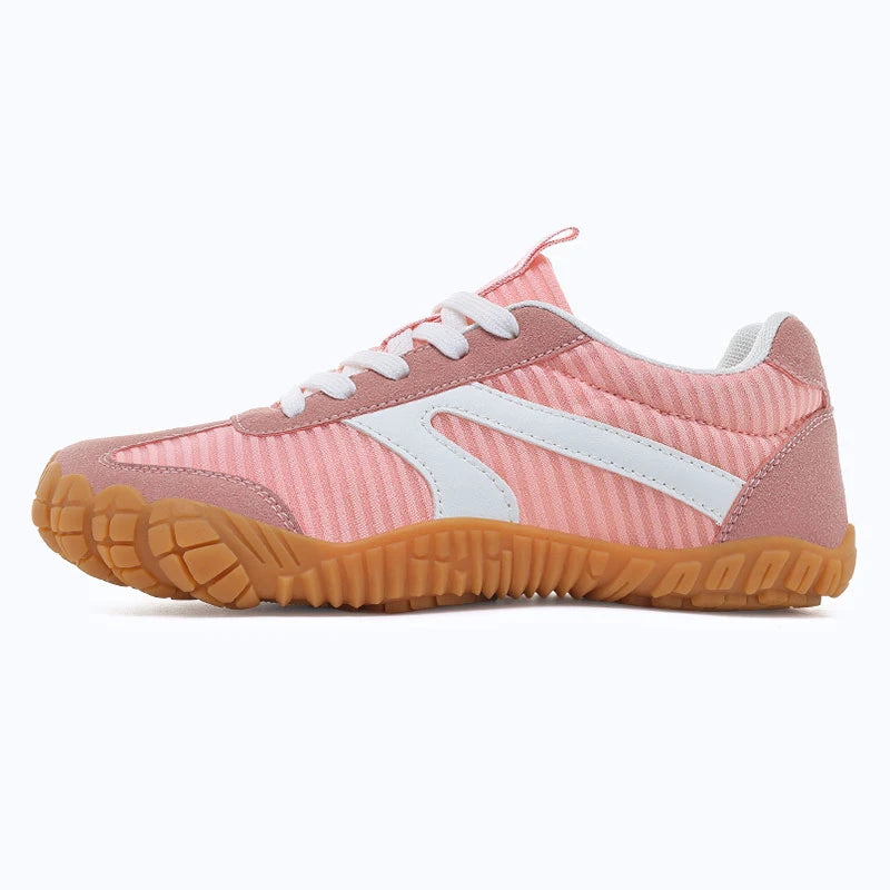 Dannto pink - 3E Width Wide Toe Box Barefoot Walking Shoes shown from the side