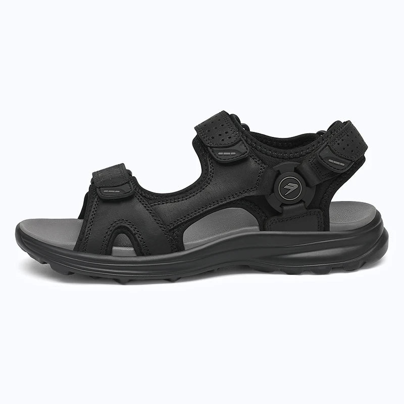 Dannto Trekport F5 - Men's Hiking Sandals black shown from the side