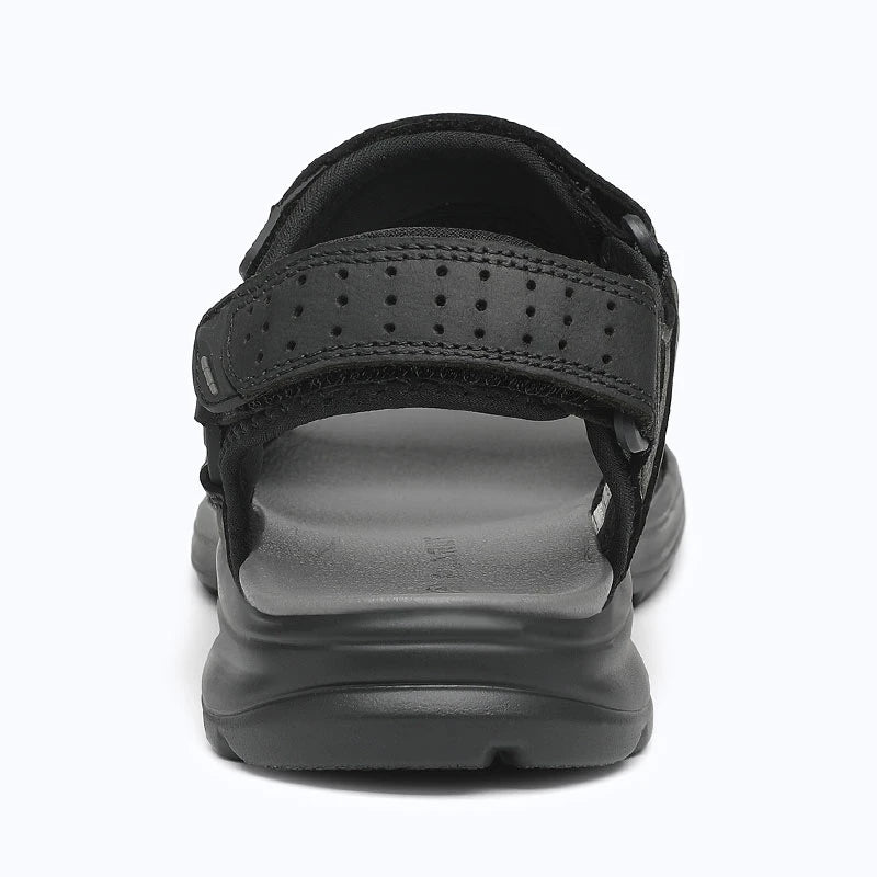 Dannto Trekport F5 - Men's Hiking Sandals black shown from the back
