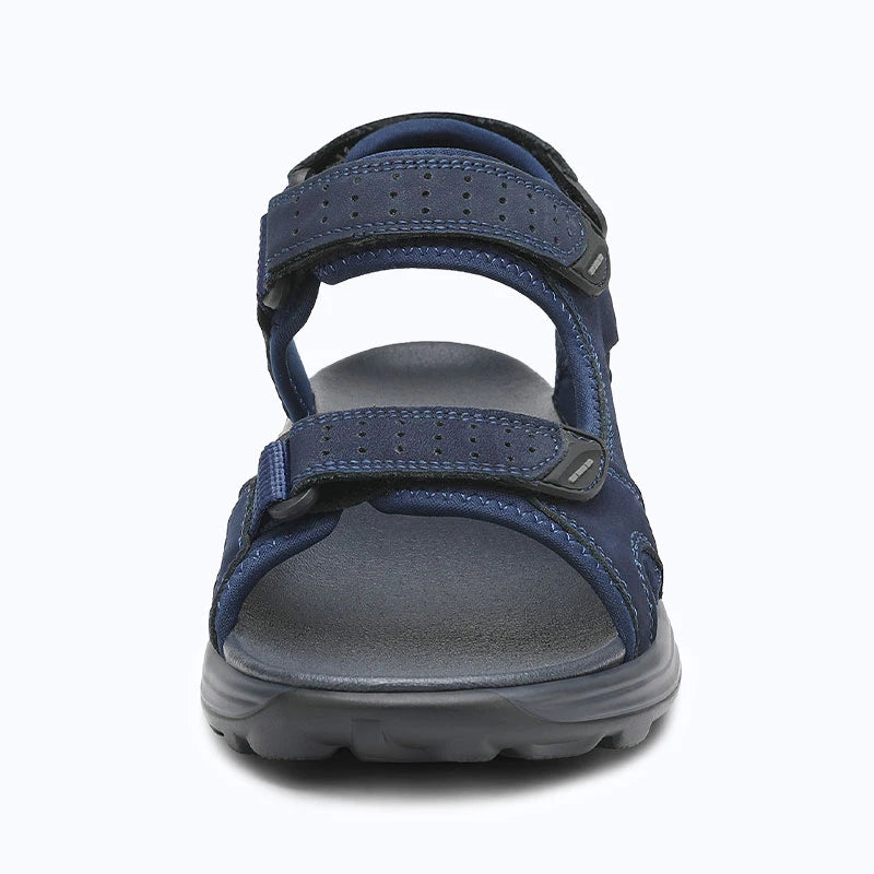 Dannto Trekport F5 - Men's Hiking Sandals blue shown from the front