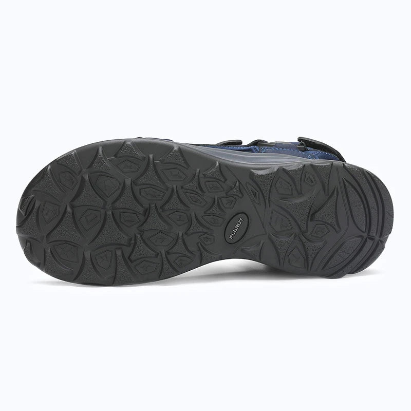 Dannto Trekport F5 - Men's Hiking Sandals blue shown from the bottom