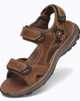 Dannto Trekport F5 - Men's Hiking Sandals brown shown from a three-quarter view