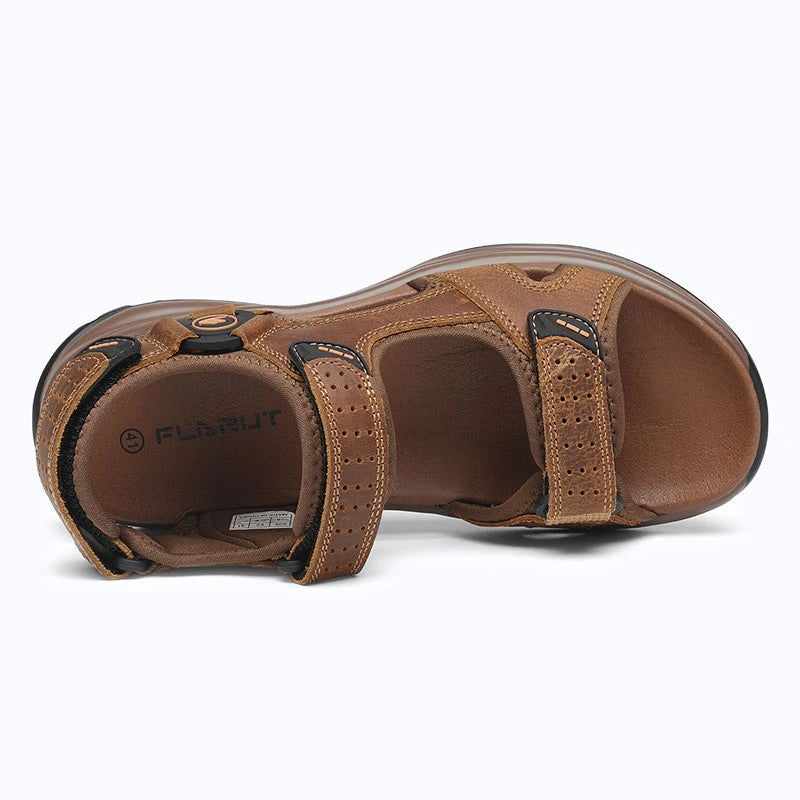Dannto Trekport F5 - Men's Hiking Sandals brown shown from the top