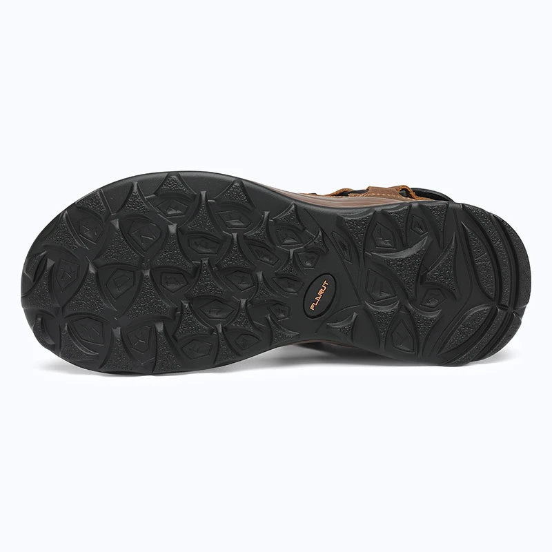 Dannto Trekport F5 - Men's Hiking Sandals brown shown from the bottom