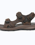 Dannto Trekport F5 - Men's Hiking Sandals dark brown shown from the side