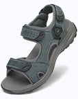 Dannto Trekport F5 - Men's Hiking Sandals gray shown from a three-quarter view