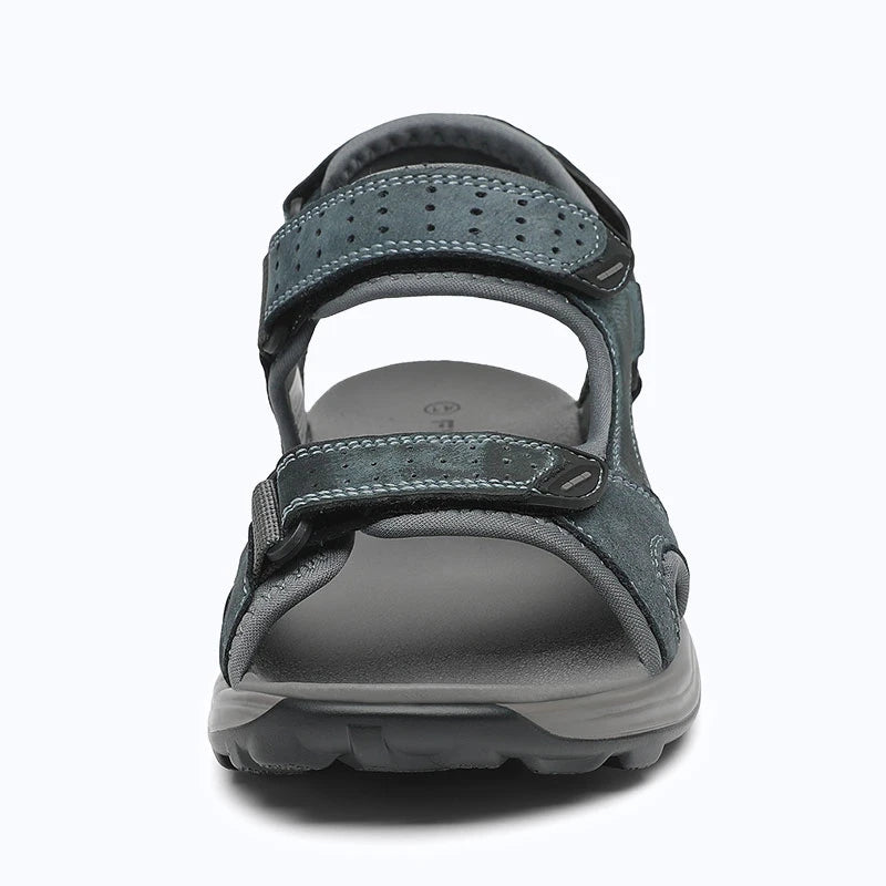 Dannto Trekport F5 - Men's Hiking Sandals gray shown from the front