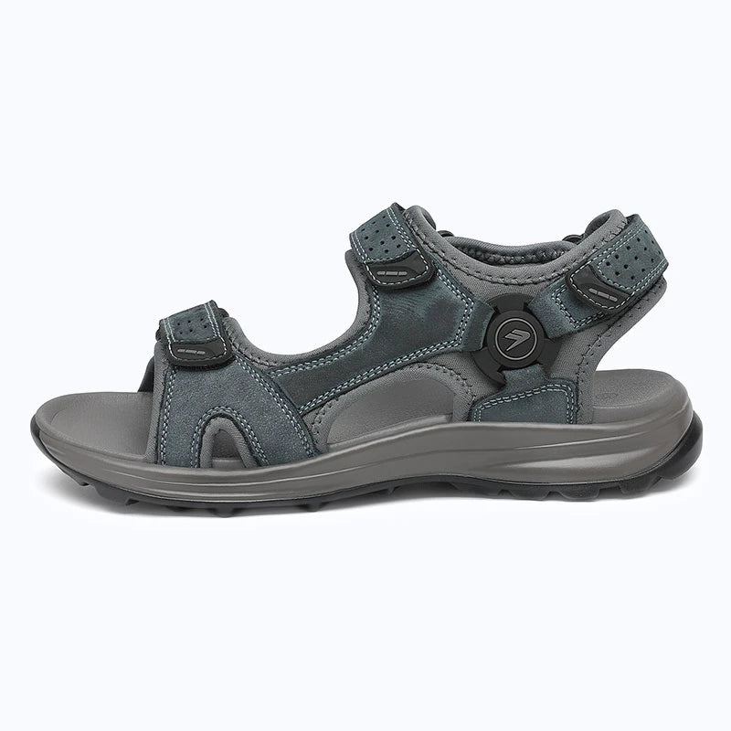 Dannto Trekport F5 - Men's Hiking Sandals gray shown from the side