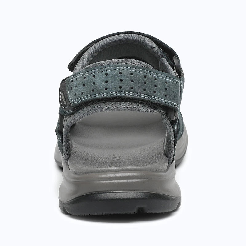 Dannto Trekport F5 - Men's Hiking Sandals gray shown from the back