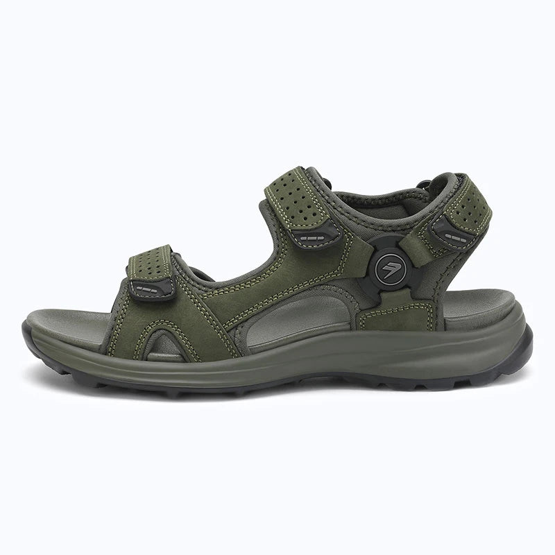 Dannto Trekport F5 - Men's Hiking Sandals green shown from the side