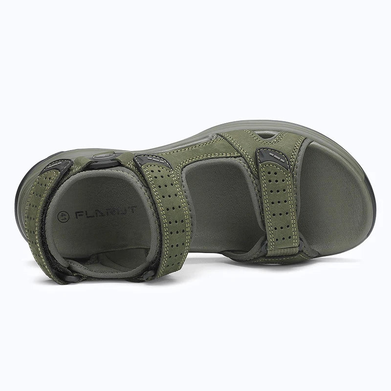 Dannto Trekport F5 - Men's Hiking Sandals green shown from the top