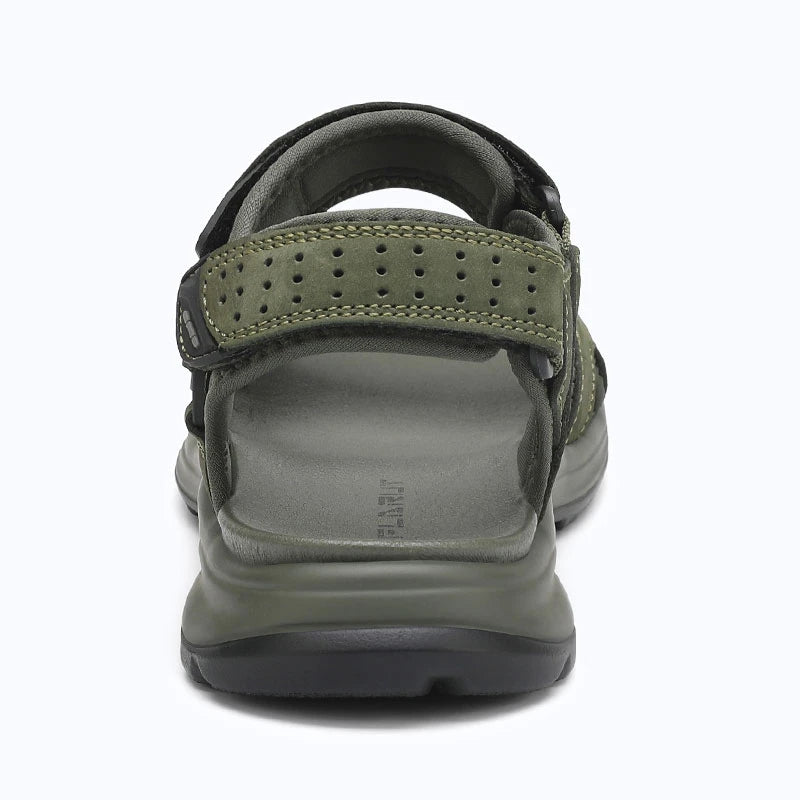 Dannto Trekport F5 - Men's Hiking Sandals green shown from the back