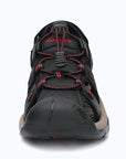 Dannto Trekport S3 - Men's Hiking Sandals black shown from the front