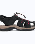 Dannto Trekport S3 - Men's Hiking Sandals black shown from the side