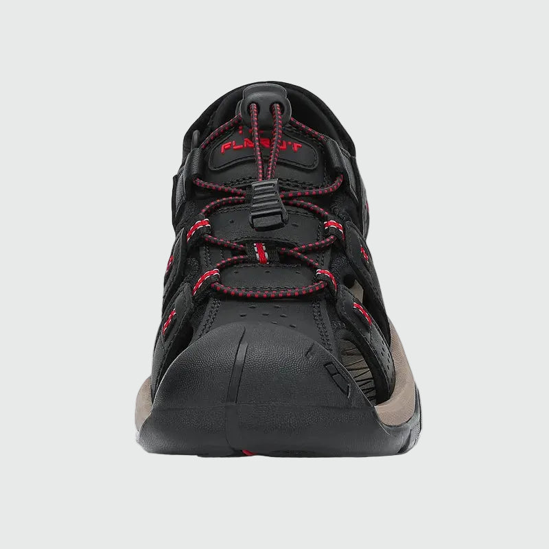 Dannto Trekport S3 - Men's Hiking Sandals black shown from the front