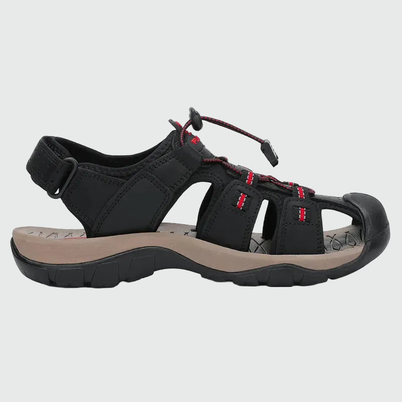 Dannto Trekport S3 - Men's Hiking Sandals black shown from the side