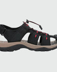Dannto Trekport S3 - Men's Hiking Sandals black shown from the side
