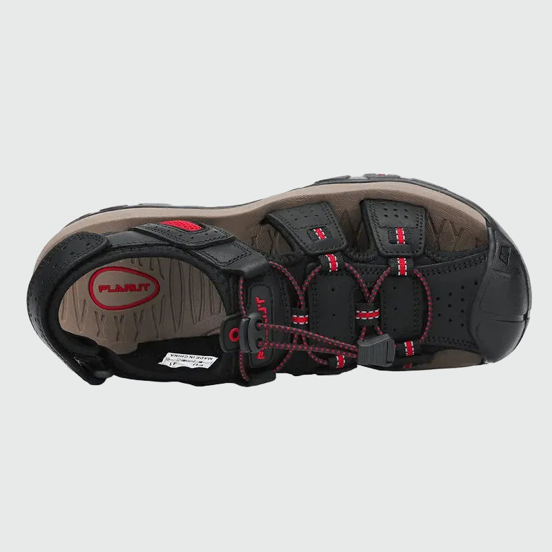 Dannto Trekport S3 - Men's Hiking Sandals black shown from the top