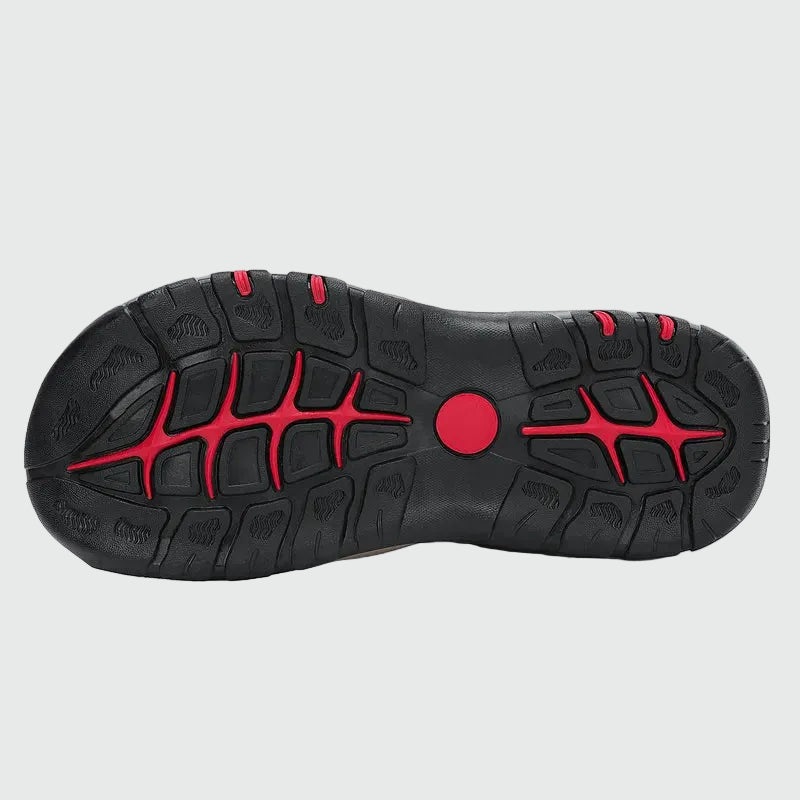 Dannto Trekport S3 - Men's Hiking Sandals black shown from the bottom