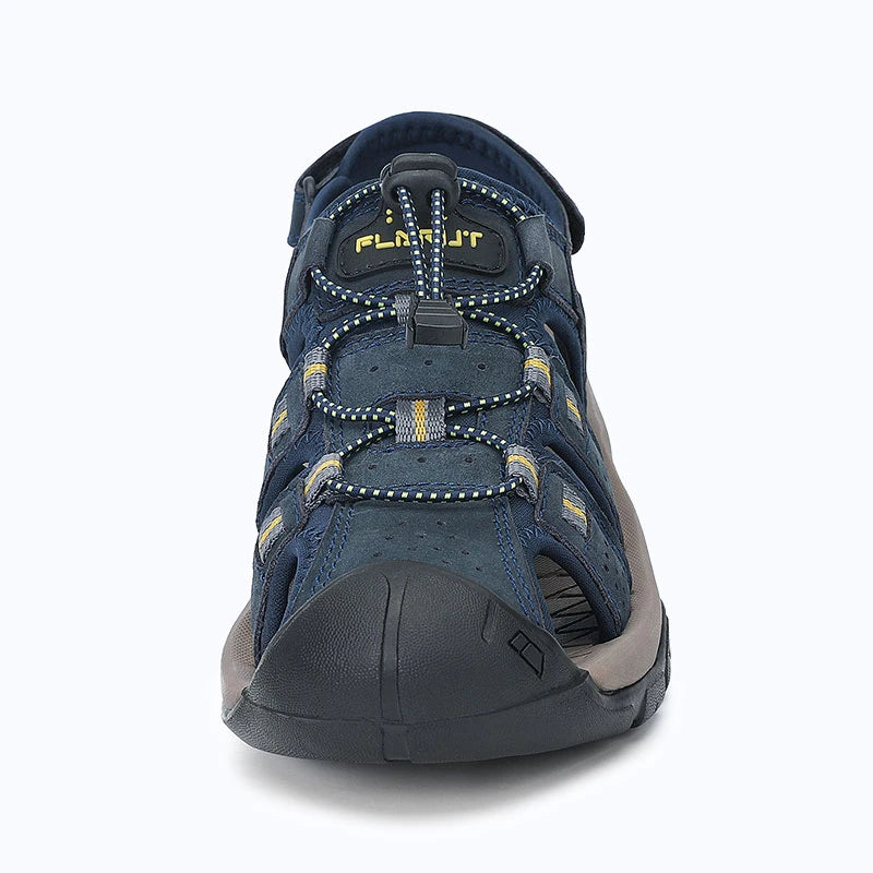 Dannto Trekport S3 - Men's Hiking Sandals blue shown from the front