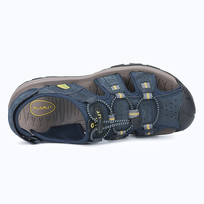 Dannto Trekport S3 - Men's Hiking Sandals blue shown from the top