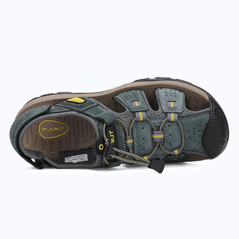 Dannto Trekport S3 - Men's Hiking Sandals gray shown from the top