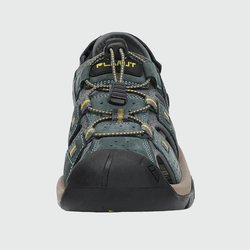 Dannto Trekport S3 - Men's Hiking Sandals gray shown from the front