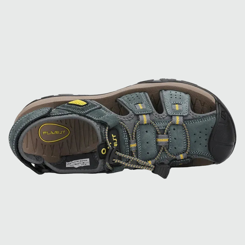 Dannto Trekport S3 - Men's Hiking Sandals gray shown from the top