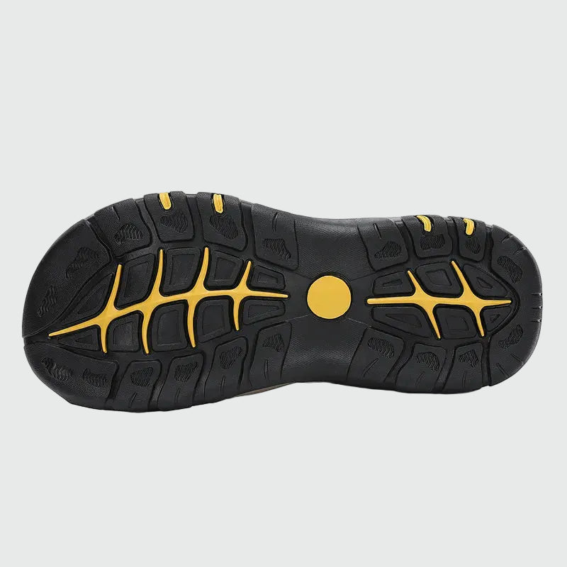 Dannto Trekport S3 - Men's Hiking Sandals gray shown from the bottom