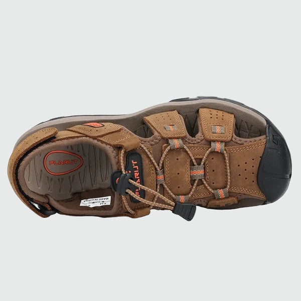 Dannto Trekport S3 - Sandali da trekking da uomo color talpa mostrati dall'alto