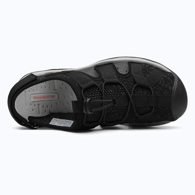 Dannto Trailport N2 - Women's Hiking Sandals black shown from the top