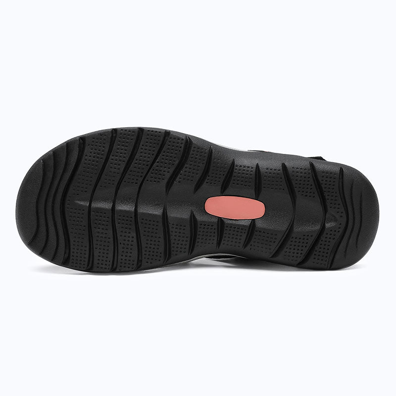 Dannto Trailport N2 - Women's Hiking Sandals black shown from the bottom