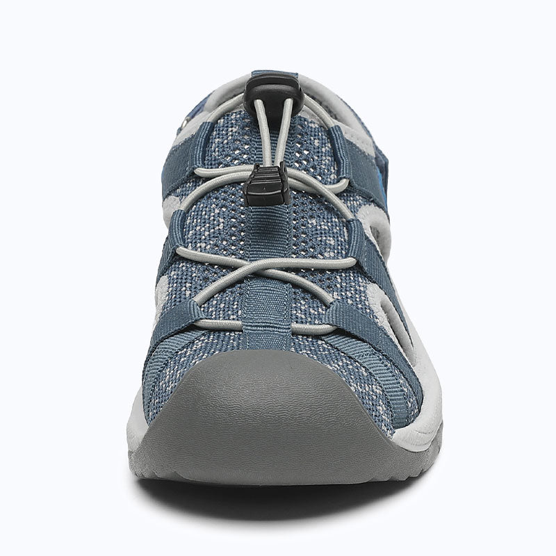 Dannto Trailport N2 - Women's Hiking Sandals blue shown from the front