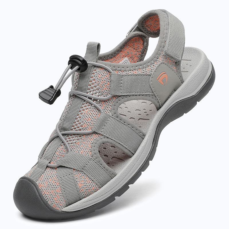 Dannto Trailport N2 - Women's Hiking Sandals pink shown from a three-quarter view