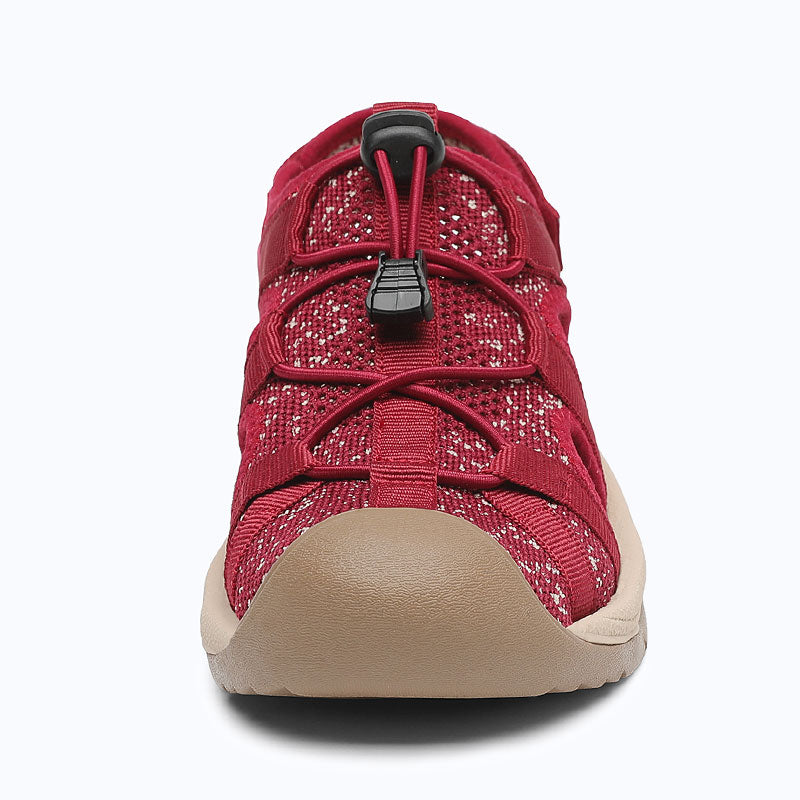Dannto Trailport N2 - Women's Hiking Sandals red shown from the front