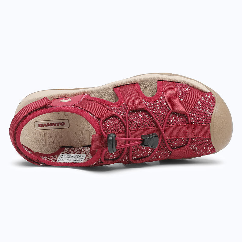 Dannto Trailport N2 - Women's Hiking Sandals red shown from the top
