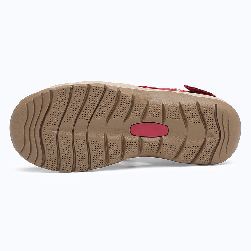 Dannto Trailport N2 - Women's Hiking Sandals red shown from the bottom