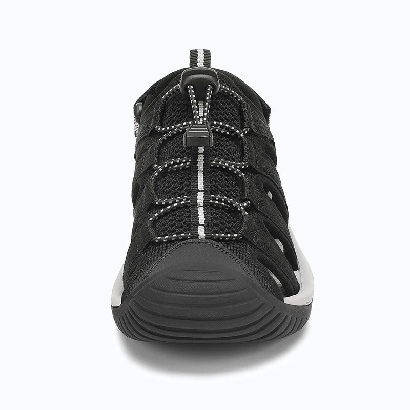 Dannto Trailport N3 - Women's Hiking Sandals black shown from the front
